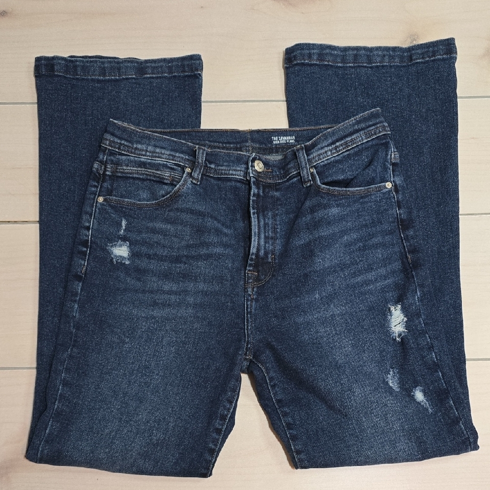Kensie Dark Blue Flare Jeans